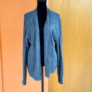 Gray cardigan